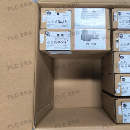 PLC ERA warehouse stocked with Original New Allen-Bradley 2711R-T4T and industrial automation modules ready for global shipping