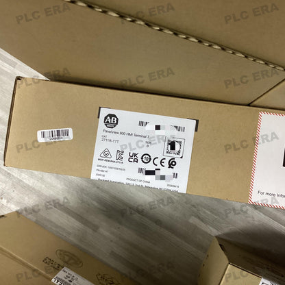 PLC ERA warehouse stocked with Original New Allen-Bradley 2711R-T7T and industrial automation modules ready for global shipping