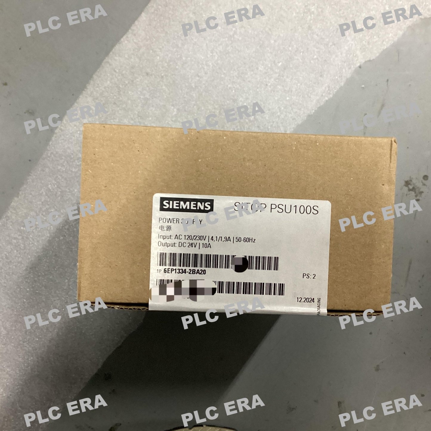 PLC ERA warehouse stocked with Original New Siemens 6EP1334-2BA20 and industrial automation modules ready for global shipping