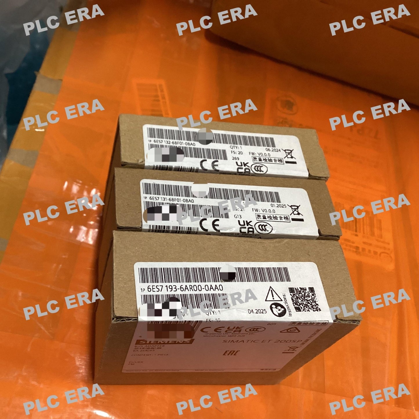 PLC ERA warehouse stocked with Original New Siemens 6ES7132-6BF01-0BA0 and industrial automation modules ready for global shipping