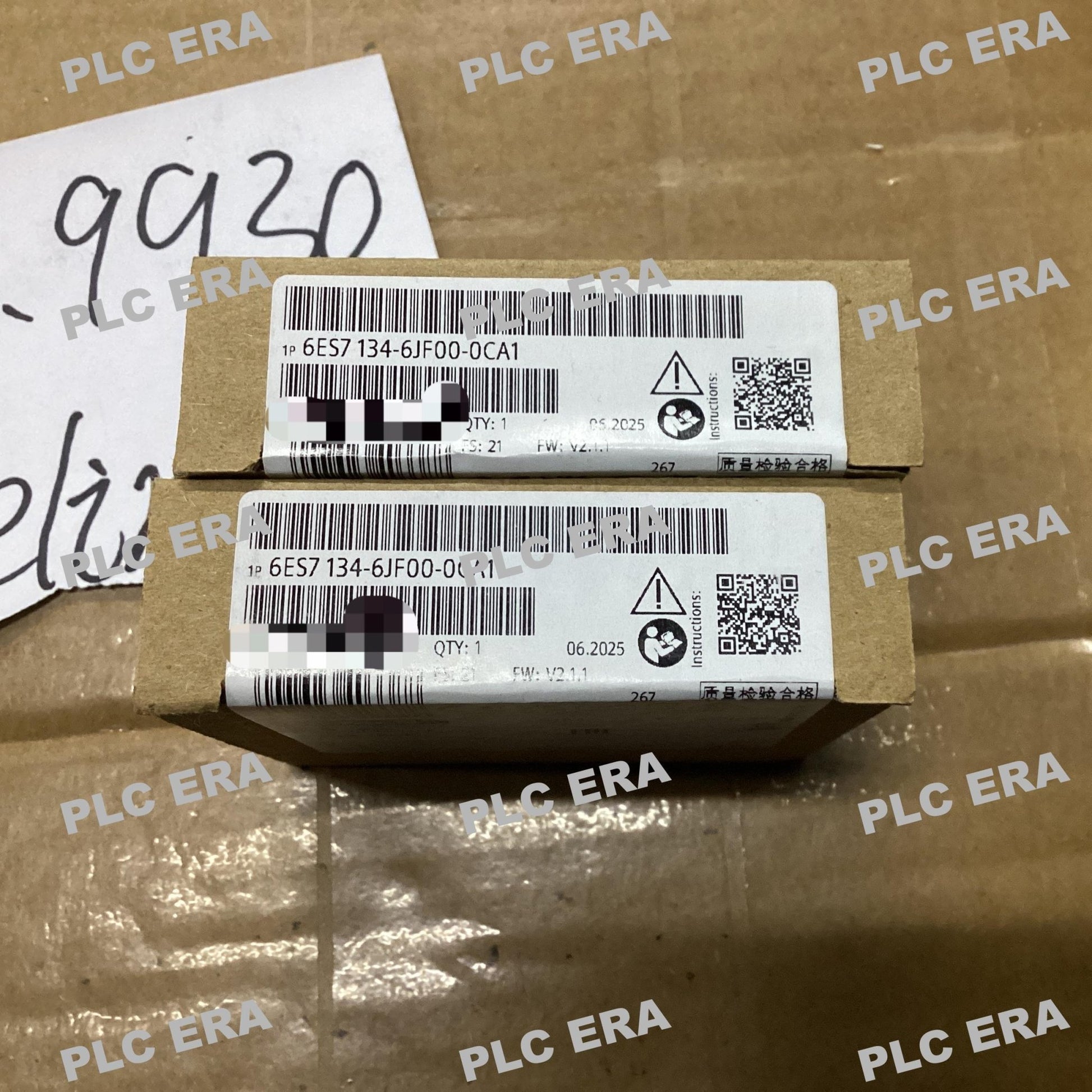 PLC ERA warehouse stocked with Original New Siemens 6ES7134-6JF00-0CA1 and industrial automation modules ready for global shipping