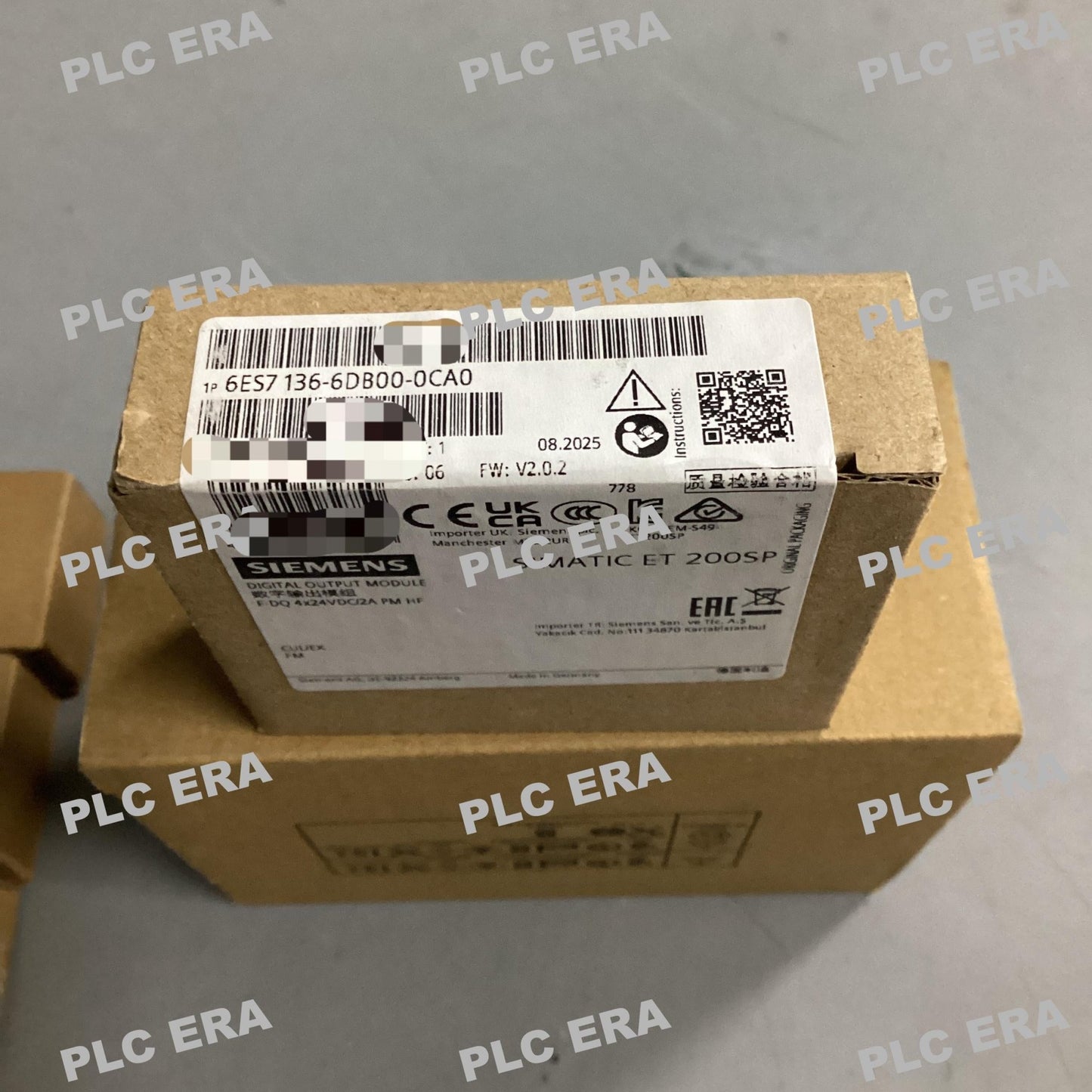 PLC ERA warehouse stocked with Original New Siemens 6ES7136-6DB00-0CA0 and industrial automation modules ready for global shipping