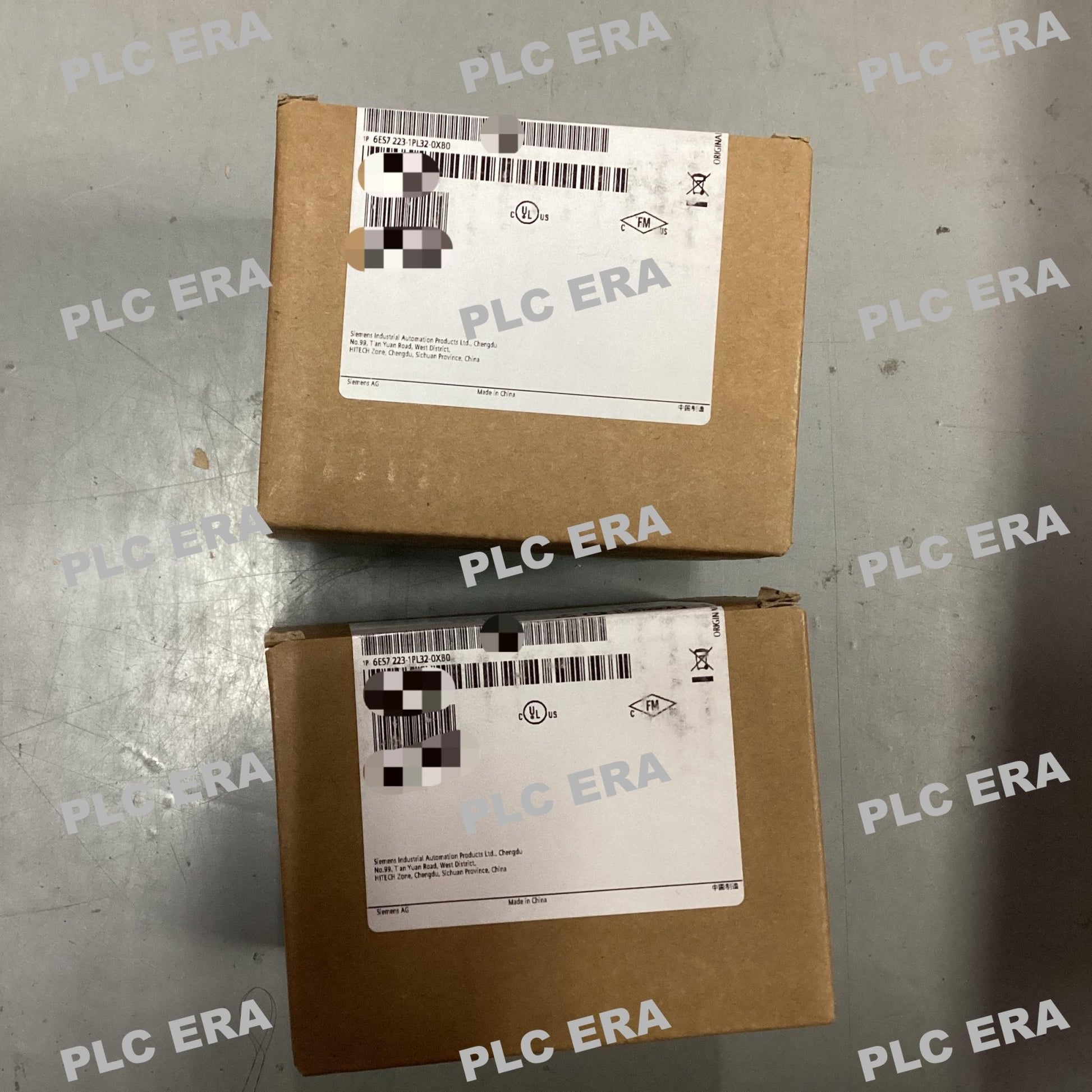 PLC ERA warehouse stocked with Original New Siemens 6ES7223-1PL32-0XB0 and industrial automation modules ready for global shipping