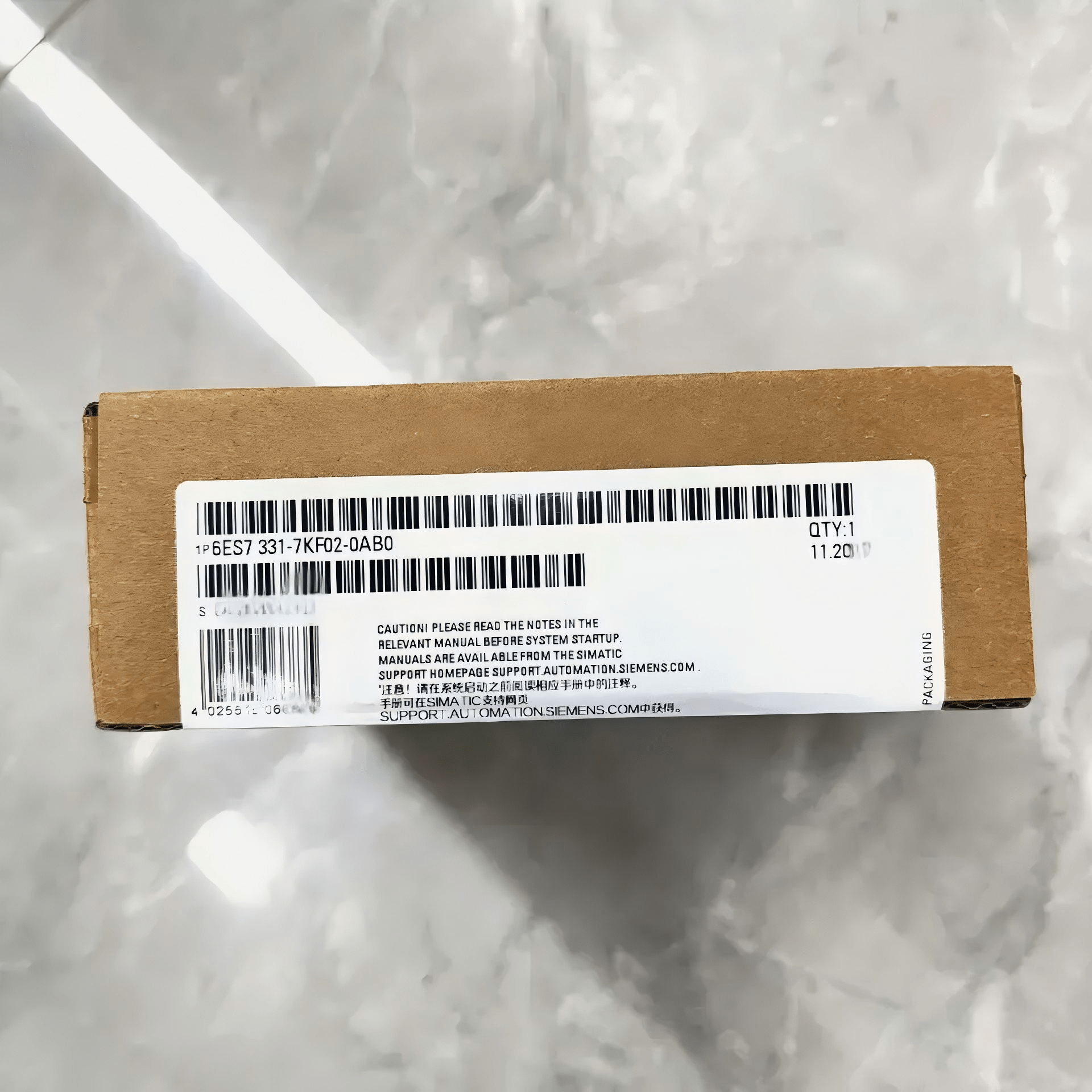 PLC ERA warehouse stocked with Original New Siemens 6ES7331-7KF02-0AB0 and industrial automation modules ready for global shipping