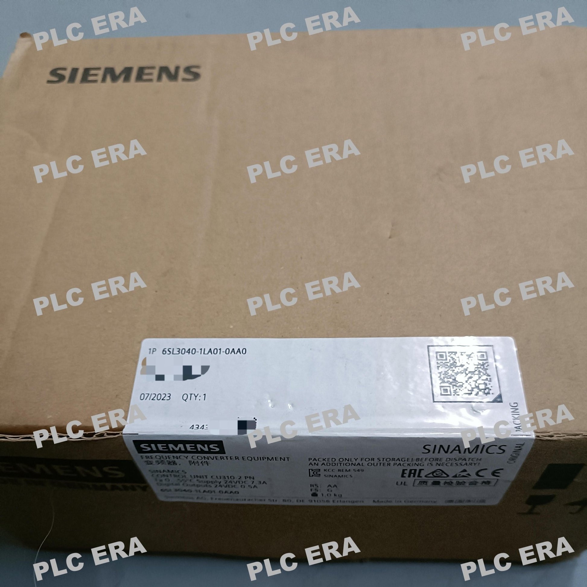PLC ERA warehouse stocked with Original New Siemens 6SL3040-1LA01-0AA0 and industrial automation modules ready for global shipping
