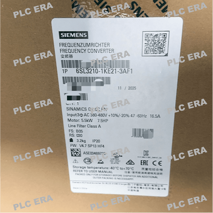 PLC ERA warehouse stocked with Original New Siemens 6SL3210-1KE21-3AF1 and industrial automation modules ready for global shipping
