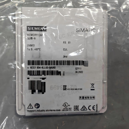 6ES7954-8LL03-0AA0 SIMATIC S7 Memory Card 256MB Flash EPROM | Siemens - PLC ERA