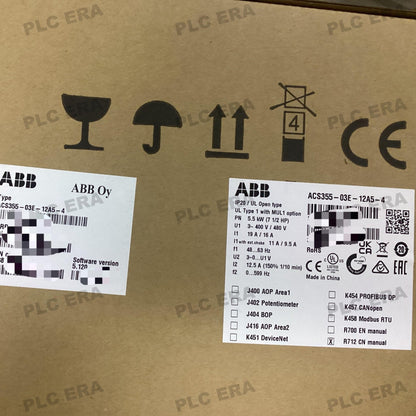 PLC ERA warehouse stocked with Original New ABB ACS355-03E-12A5-4 and industrial automation modules ready for global shipping