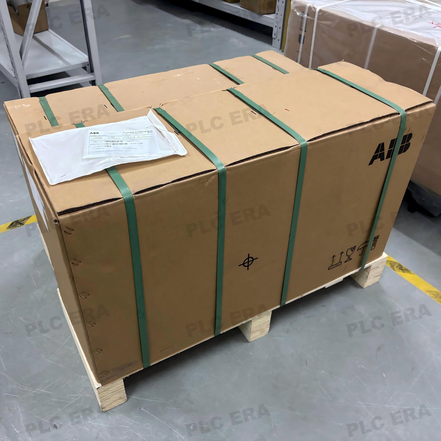 PLC ERA warehouse stocked with Original New ABB ACS580-01-145A-4 and industrial automation modules ready for global shipping