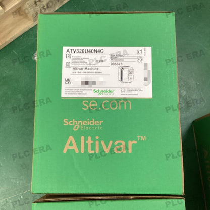 PLC ERA warehouse stocked with Original New Schneider Electric ATV320U40N4C and industrial automation modules ready for global shipping