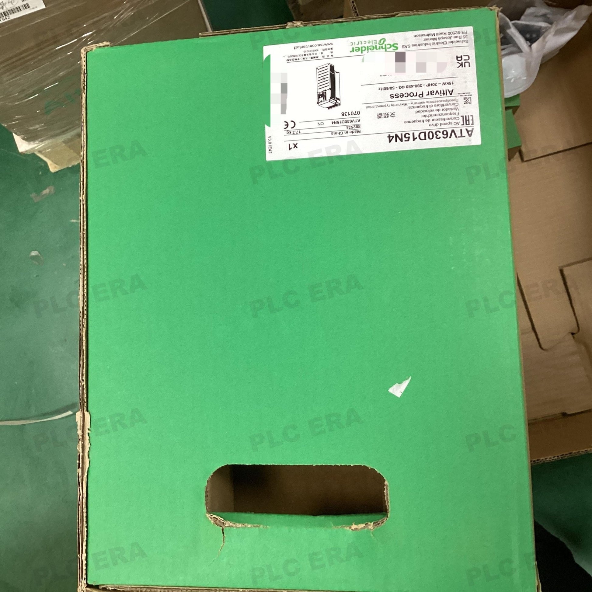 PLC ERA warehouse stocked with Original New Schneider Electric ATV630D15N4 and industrial automation modules ready for global shipping