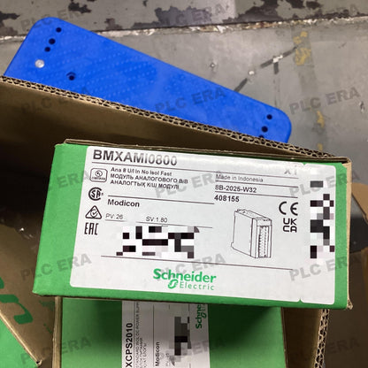 PLC ERA warehouse stocked with Original New Schneider Electric BMXAMI0800 and industrial automation modules ready for global shipping