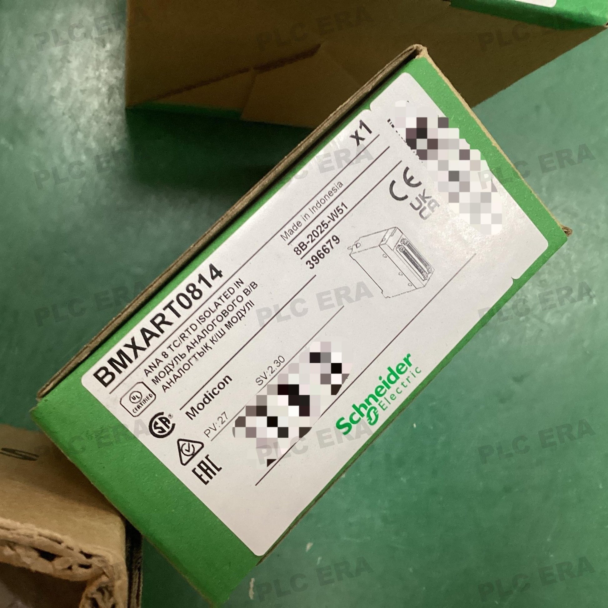 PLC ERA warehouse stocked with Original New Schneider Electric BMXART0814 and industrial automation modules ready for global shipping