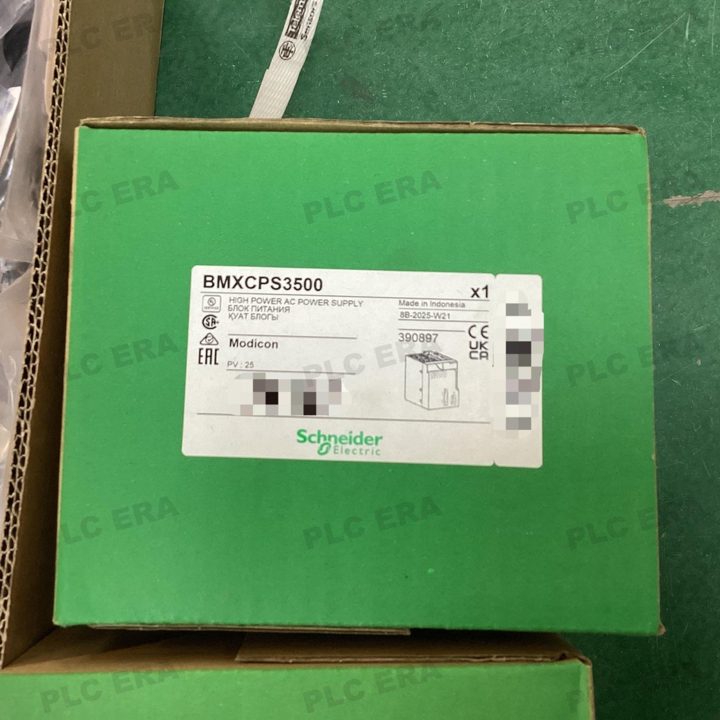 PLC ERA warehouse stocked with Original New Schneider Electric BMXCPS3500 and industrial automation modules ready for global shipping