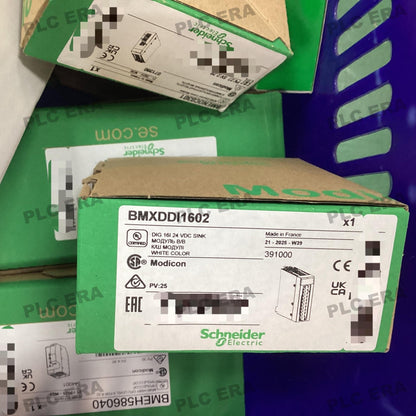 PLC ERA warehouse stocked with Original New Schneider Electric BMXDDI1602 and industrial automation modules ready for global shipping