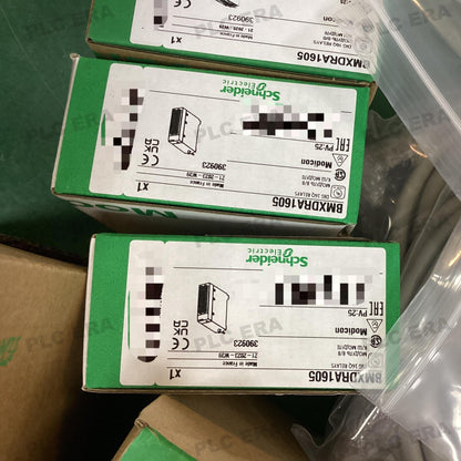 PLC ERA warehouse stocked with Original New Schneider Electric BMXDRA1605 and industrial automation modules ready for global shipping