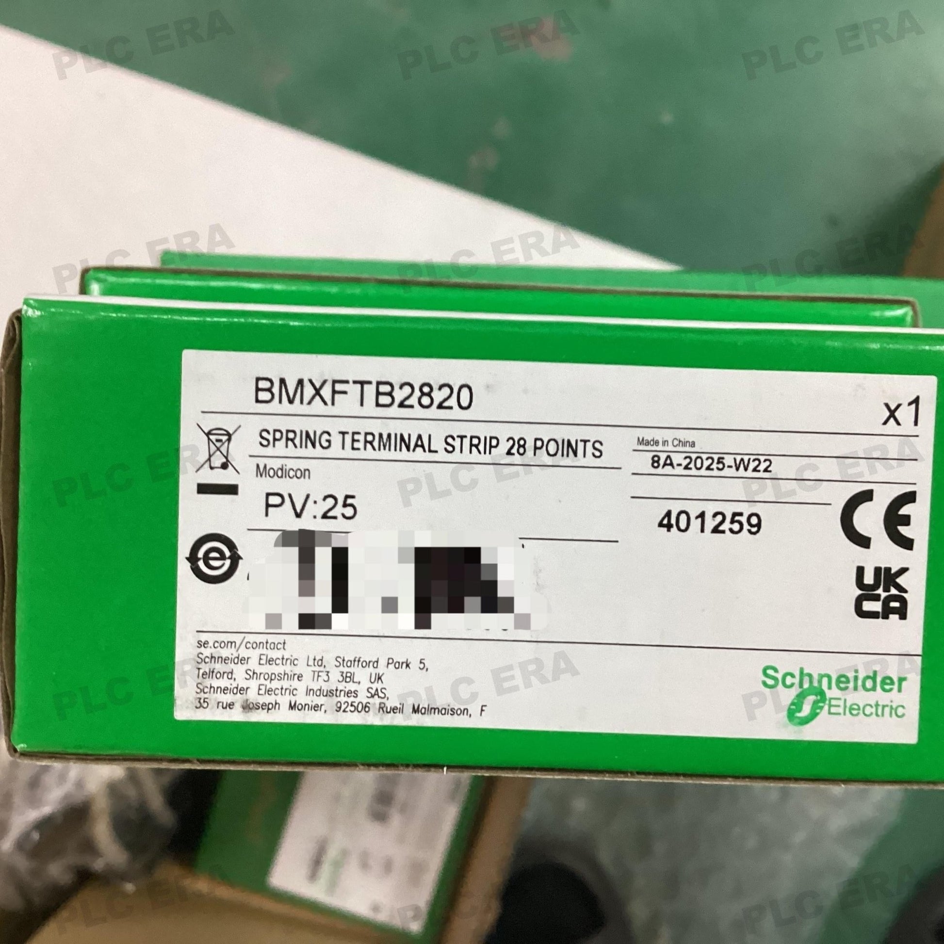 PLC ERA warehouse stocked with Original New Schneider Electric BMXFTB2820 and industrial automation modules ready for global shipping