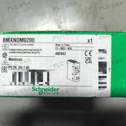 PLC ERA warehouse stocked with Original New Schneider Electric BMXNOM0200 and industrial automation modules ready for global shipping
