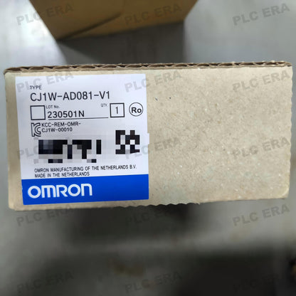 PLC ERA warehouse stocked with Original New Omron CJ1W-AD081-V1 and industrial automation modules ready for global shipping