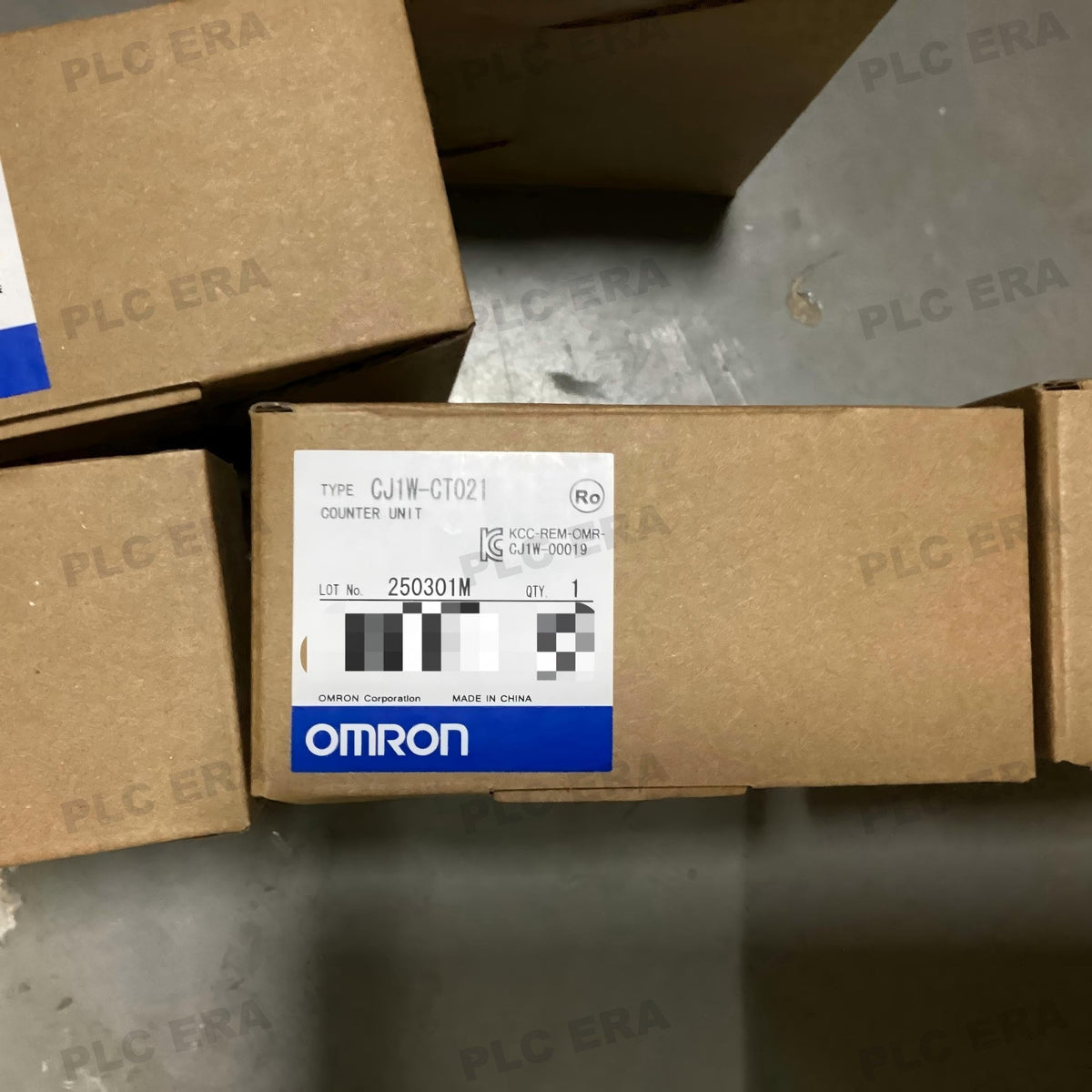 PLC ERA warehouse stocked with Original New Omron CJ1W-CT021 and industrial automation modules ready for global shipping