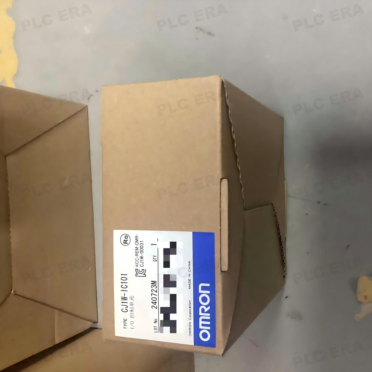 PLC ERA warehouse stocked with Original New Omron CJ1W-IC101 and industrial automation modules ready for global shipping