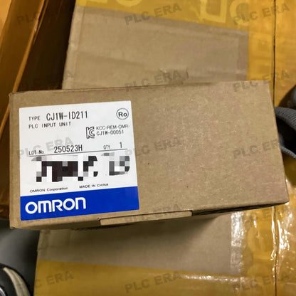 PLC ERA warehouse stocked with Original New Omron CJ1W-ID211 and industrial automation modules ready for global shipping