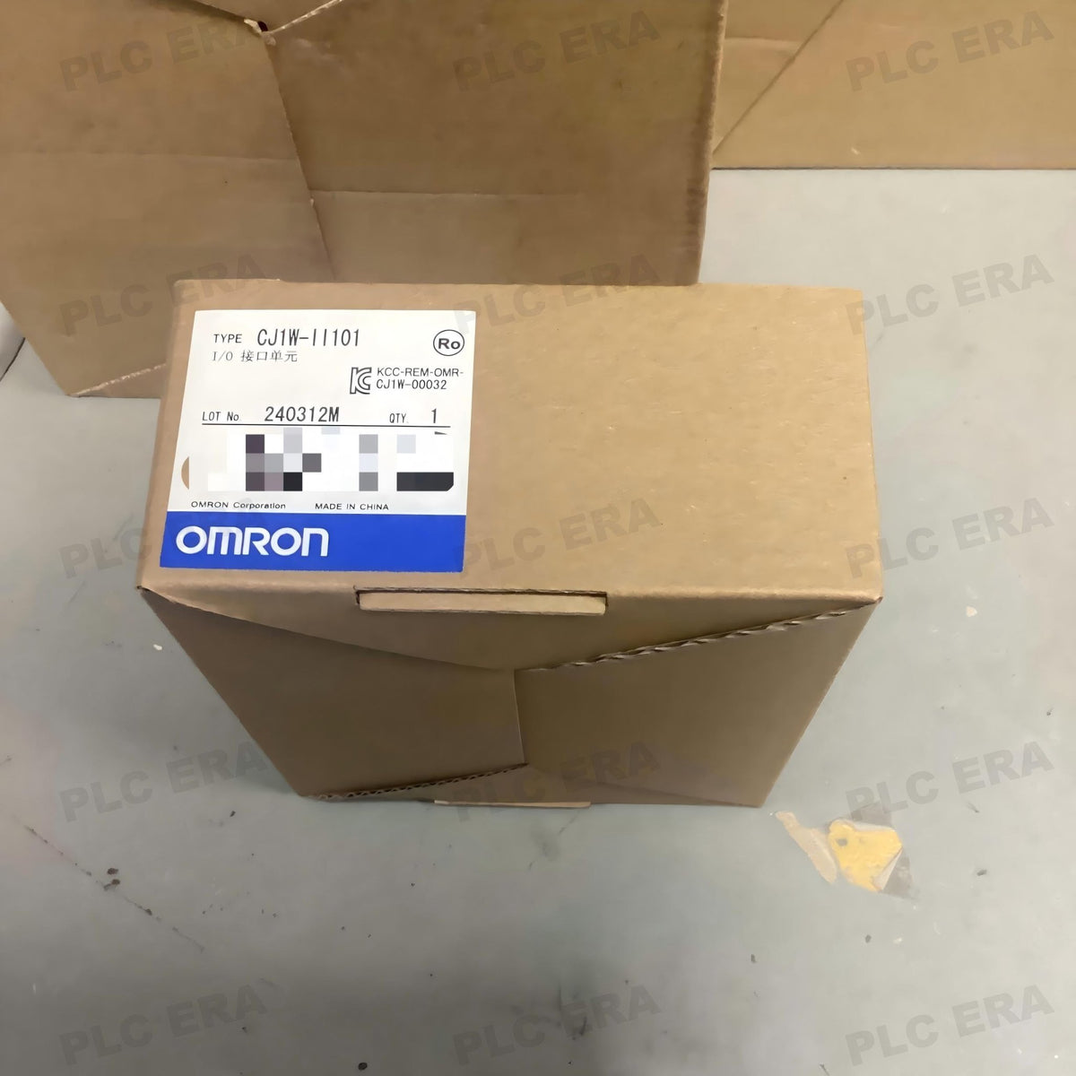 PLC ERA warehouse stocked with Original New Omron CJ1W-II101 and industrial automation modules ready for global shipping