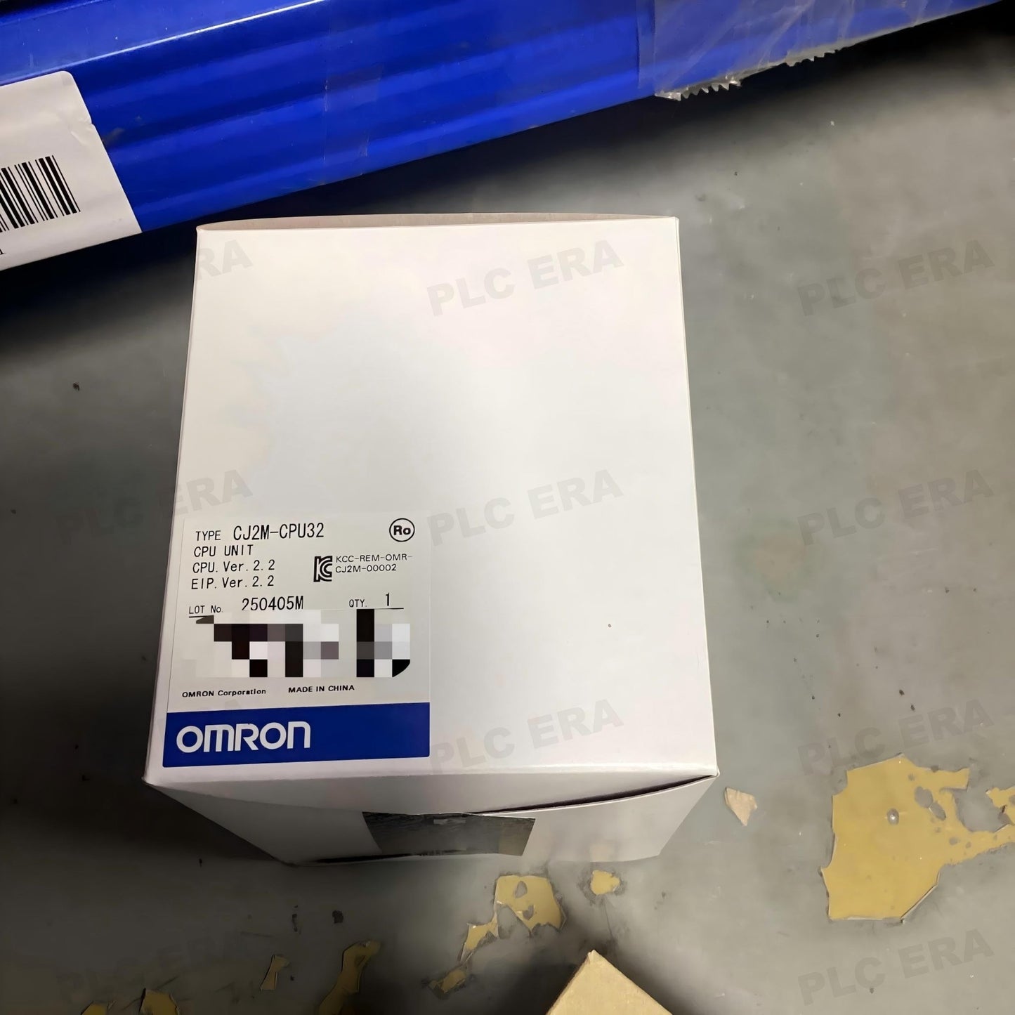 PLC ERA warehouse stocked with Original New Omron CJ2M-CPU32 and industrial automation modules ready for global shipping