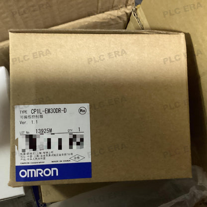 PLC ERA warehouse stocked with Original New Omron CP1L-EM30DR-D and industrial automation modules ready for global shipping