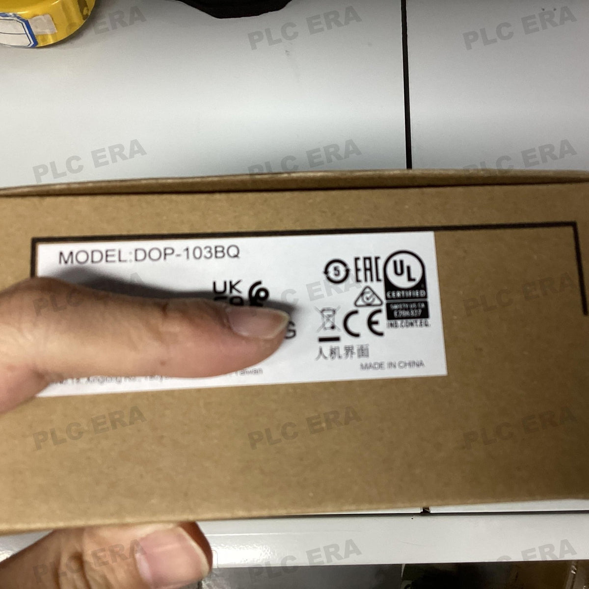 PLC ERA warehouse stocked with Original New Delta DOP-103BQ and industrial automation modules ready for global shipping