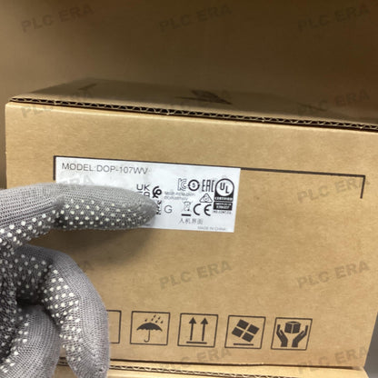 PLC ERA warehouse stocked with Original New Delta DOP-107WV and industrial automation modules ready for global shipping