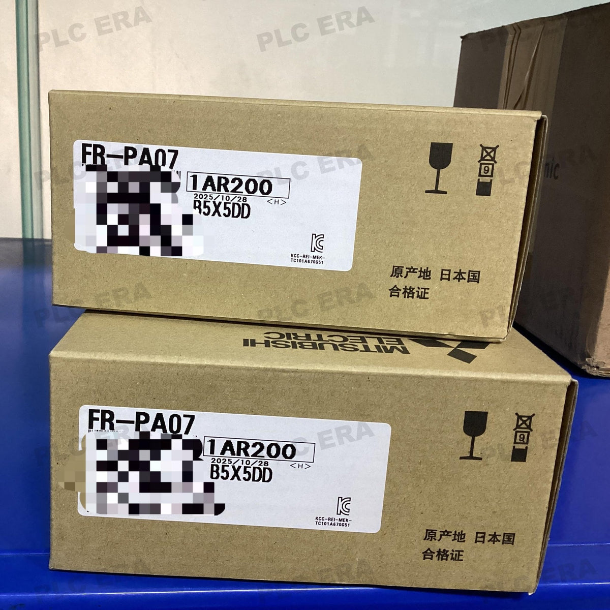 PLC ERA warehouse stocked with Original New Mitsubishi FR-PA07 and industrial automation modules ready for global shipping