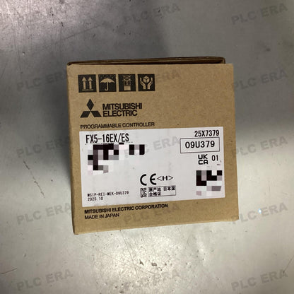 PLC ERA warehouse stocked with Original New Mitsubishi FX5-16EX/ES and industrial automation modules ready for global shipping
