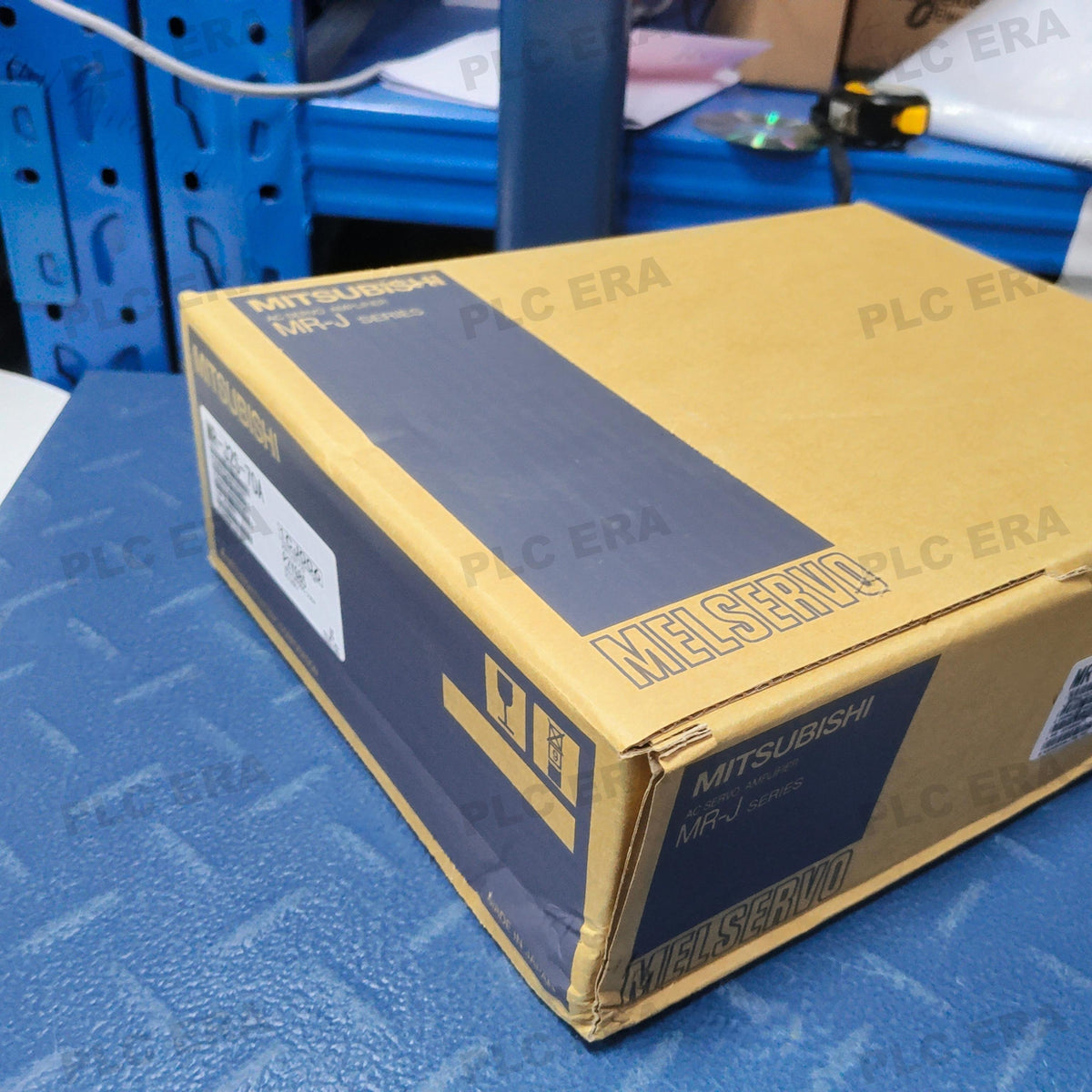PLC ERA warehouse stocked with Original New Mitsubishi Electric MR-J2S-70A and industrial automation modules ready for global shipping