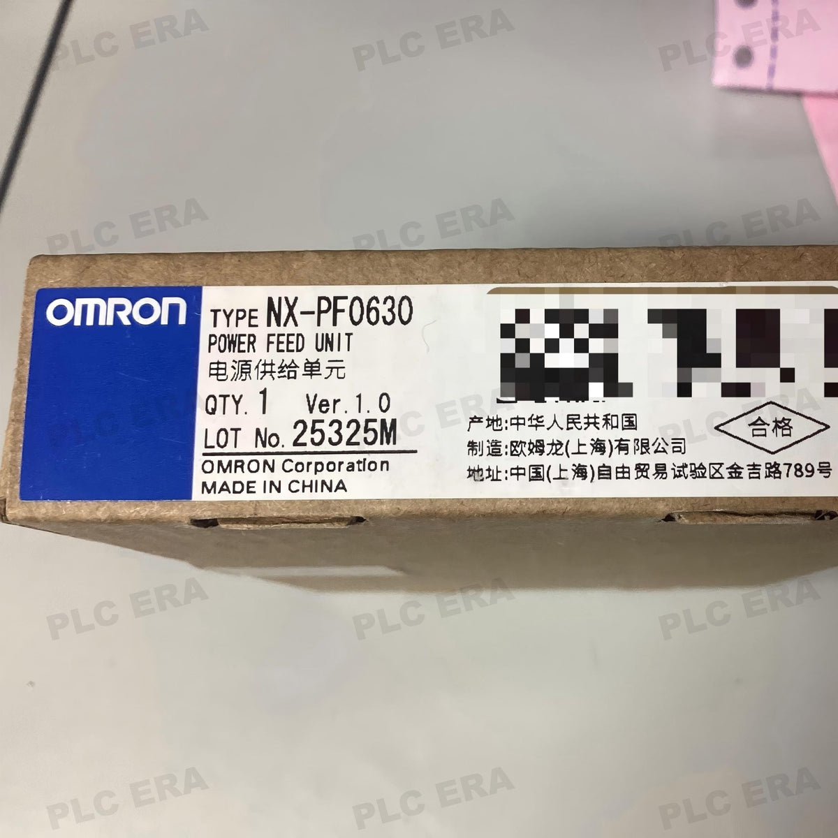 PLC ERA warehouse stocked with Original New Omron NX-PF0630 and industrial automation modules ready for global shipping