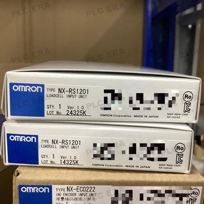 PLC ERA warehouse stocked with Original New Omron NX-RS1201 and industrial automation modules ready for global shipping