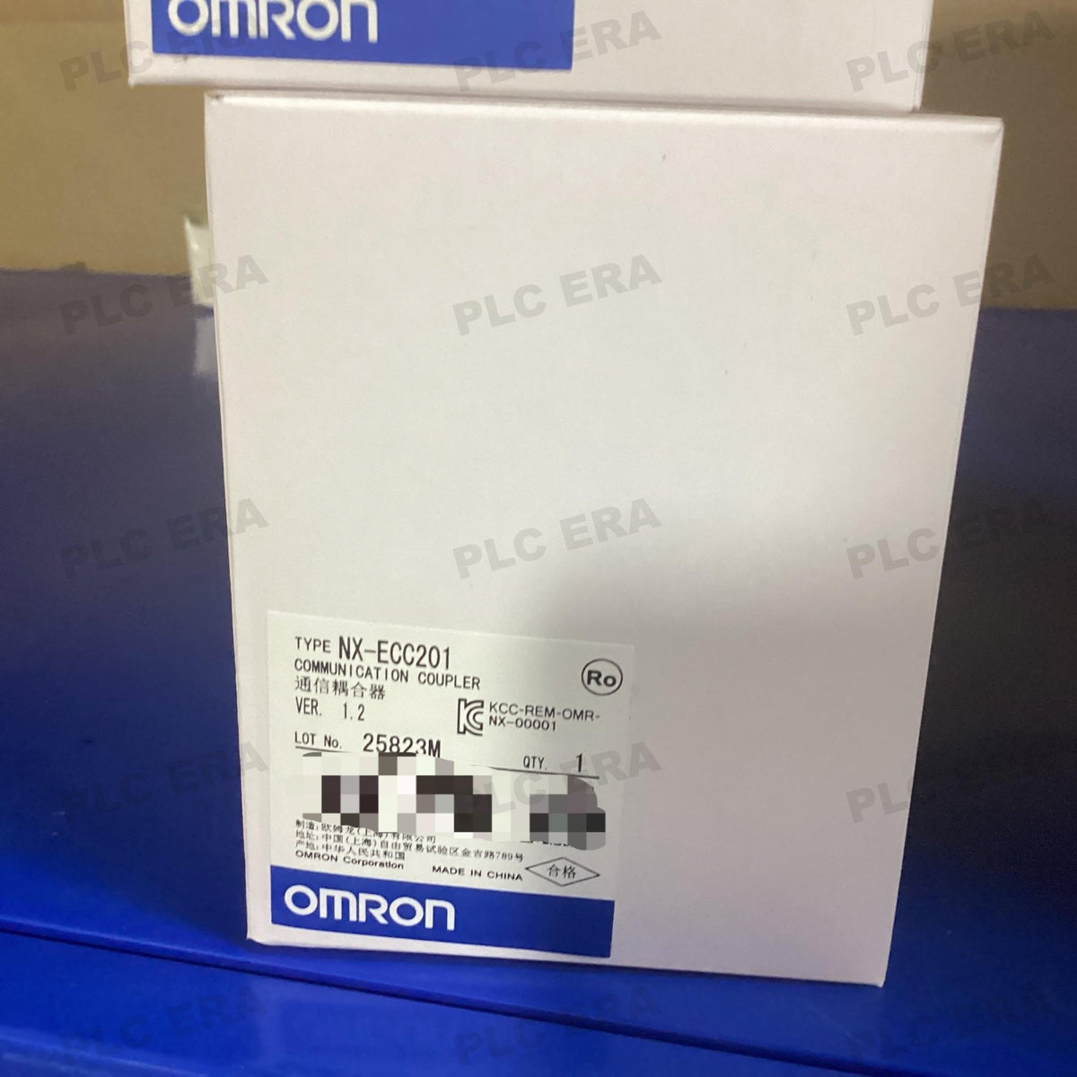 PLC ERA warehouse stocked with Original New Omron NX‑ECC201 and industrial automation modules ready for global shipping