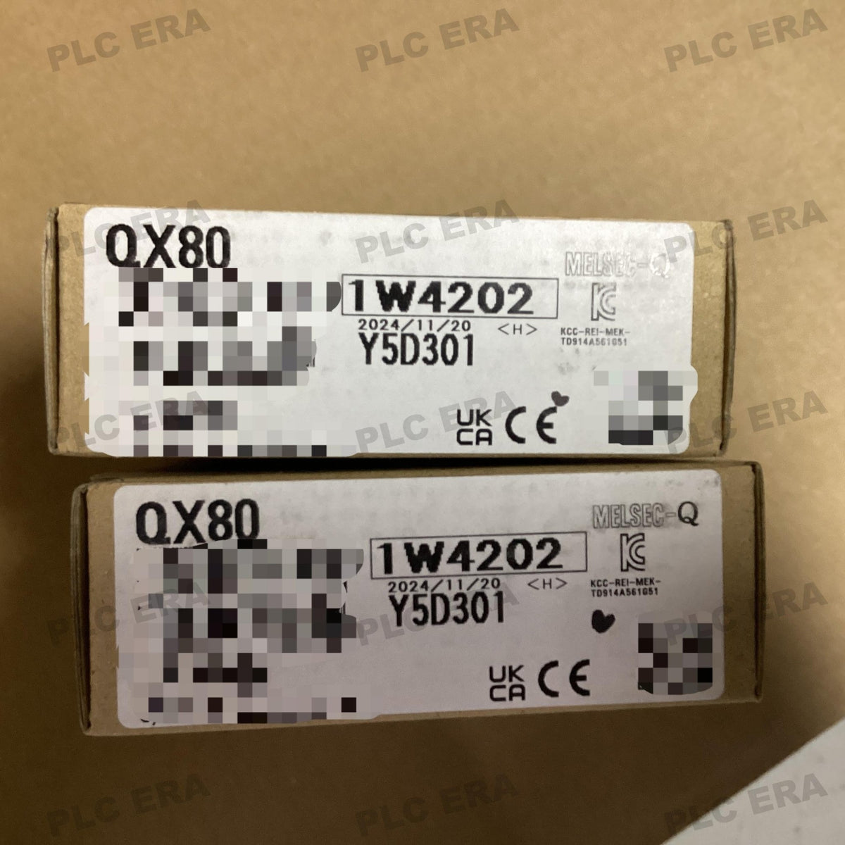 PLC ERA warehouse stocked with Original New Mitsubishi QX80 and industrial automation modules ready for global shipping