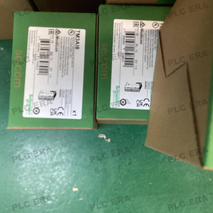 PLC ERA warehouse stocked with Original New Schneider Electric TM3AI8 and industrial automation modules ready for global shipping