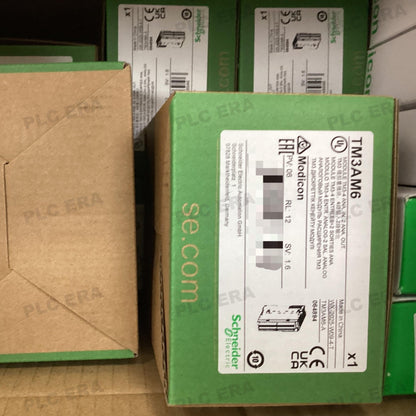 PLC ERA warehouse stocked with Original New Schneider Electric TM3AM6 and industrial automation modules ready for global shipping