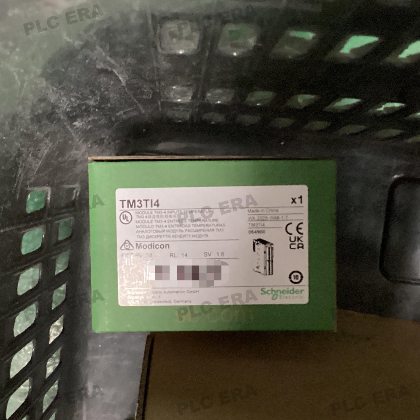 PLC ERA warehouse stocked with Original New Schneider Electric TM3TI4 and industrial automation modules ready for global shipping