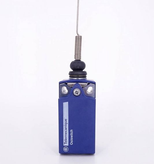 Telemecanique Sensors XCKP2106G11 XC Standard limit switch with cat’s whisker actuator, 1NC 1NO snap-action contacts, Pg11 cable entry, industrial position detection switch for automation and machinery control.