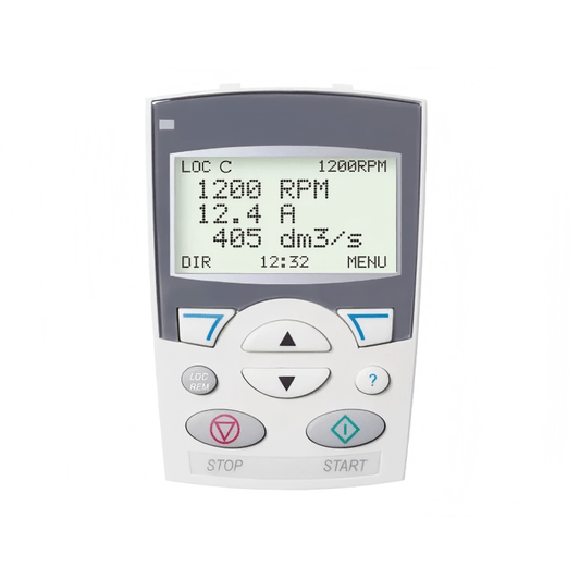 Original New ABB ACS-CP-A assistant control panel for ACS310/ACS350/ACS355/ACS550 drives front view