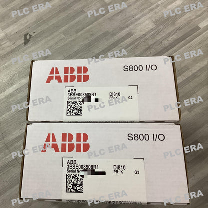 Front view of ABB DI810 module 3BSE008508R1 showing input terminals