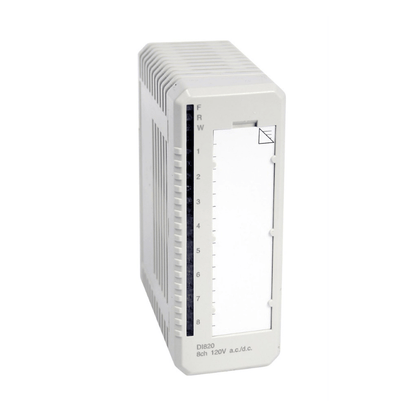 Original New ABB DI820 8-channel digital input module 120V AC S800 I/O front view