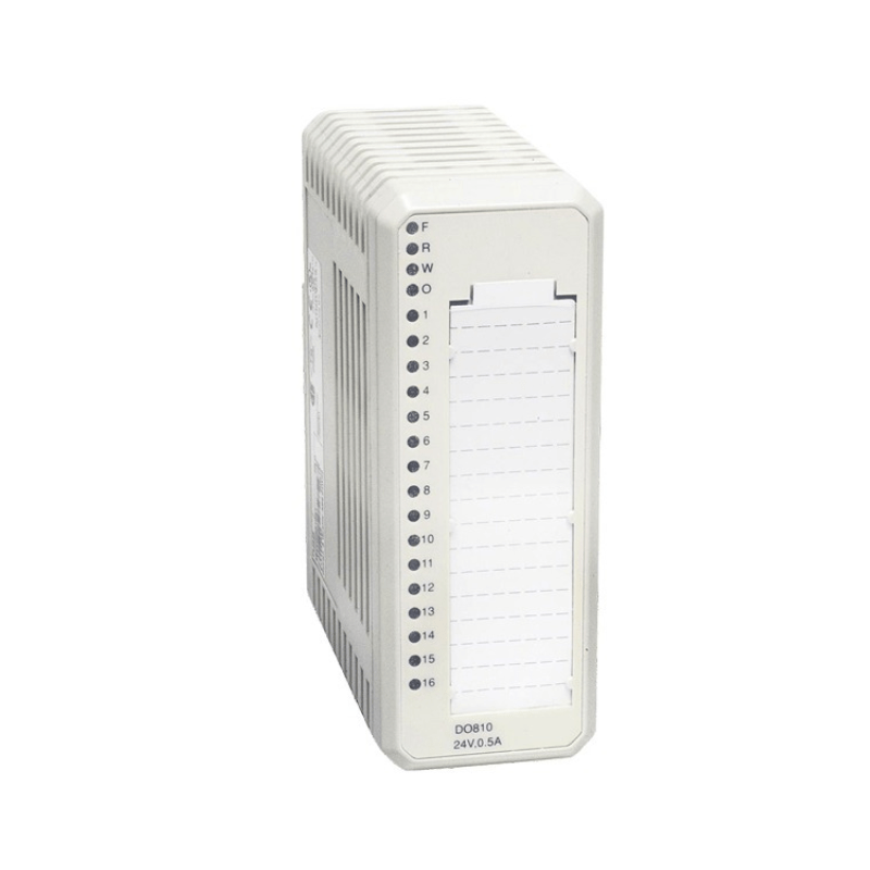 Original New ABB DO810 16-channel digital output module 24V DC S800 I/O front view