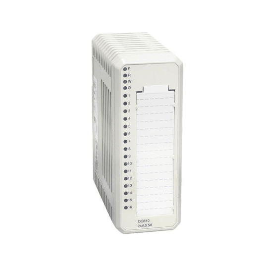 Original New ABB DO810 16-channel digital output module 24V DC S800 I/O front view