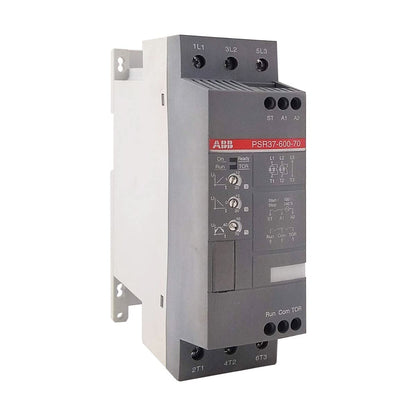Original New ABB PSR37-600-70 compact soft starter 37A 208-600V IP20 front view