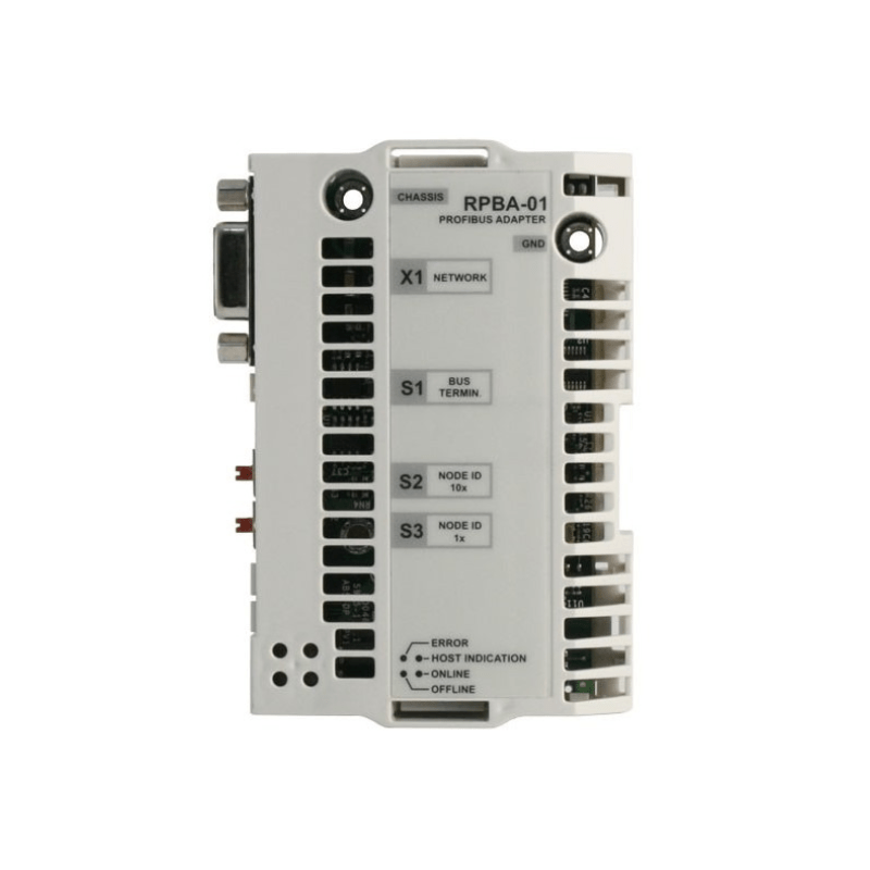 Original New ABB RPBA-01 PROFIBUS DP adapter module 3ABD64606859 front view