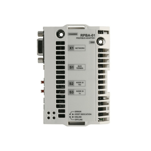 Original New ABB RPBA-01 PROFIBUS DP adapter module 3ABD64606859 front view